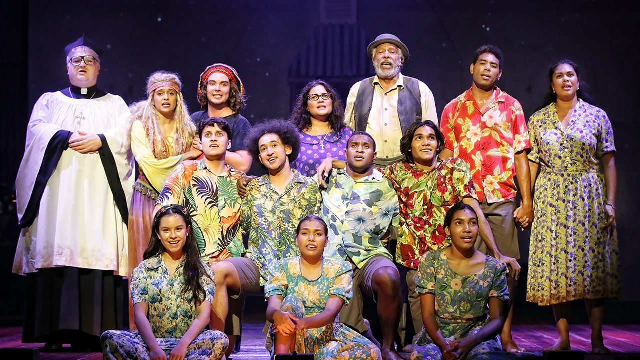 Image from the 2020 reprise of Bran Nu Dae on its 30th anniversary