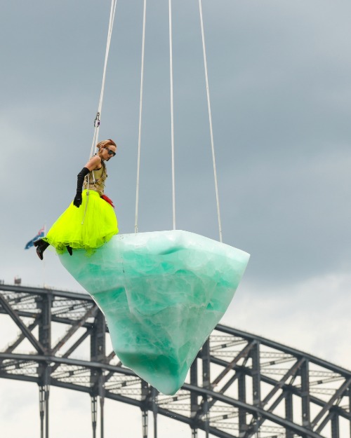 Ice melts into Sydney Harbour in THAW